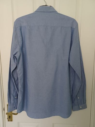 New Mens Slim Fit Oxford Shirt Size Large
