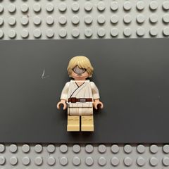 lego star wars sw0335 Luke Skywalker minifigure (Tatooine, Gray Visor on Reverse of Head)