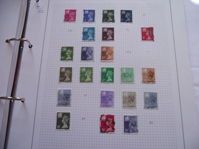 A valuable comprehensive collection of Elizabeth II stamps, hinged in the album (1952-2000)