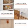 Storage Box with Lid - 23 L x 4 Plastic Box with Lid, Folding Box, Foldable Storage Container for Home and Office, White, 4 Packs Image 6