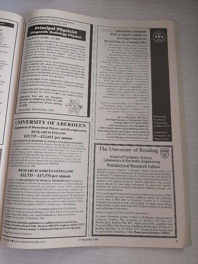 vintage science magazine 1999
