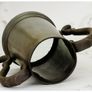 Antique 19th Century Pewter Tankard Glass Bottom Image 10