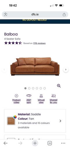 4 seater sofa