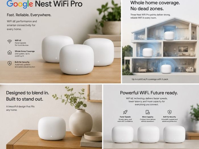 Google WiFi Pro Mesh 3 pack