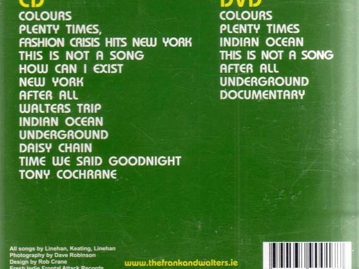 The Frank And Walters - Special Edition Cd & Dvd