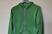 Nike sphere dry hoodie Size large 12 green polyester In like new condition