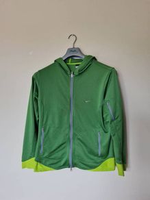 Nike sphere dry hoodie Size large 12 green polyester In like new condition
