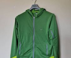Nike sphere dry hoodie Size large 12 green polyester In like new condition