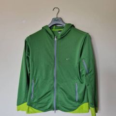 Nike sphere dry hoodie Size large 12 green polyester In like new condition