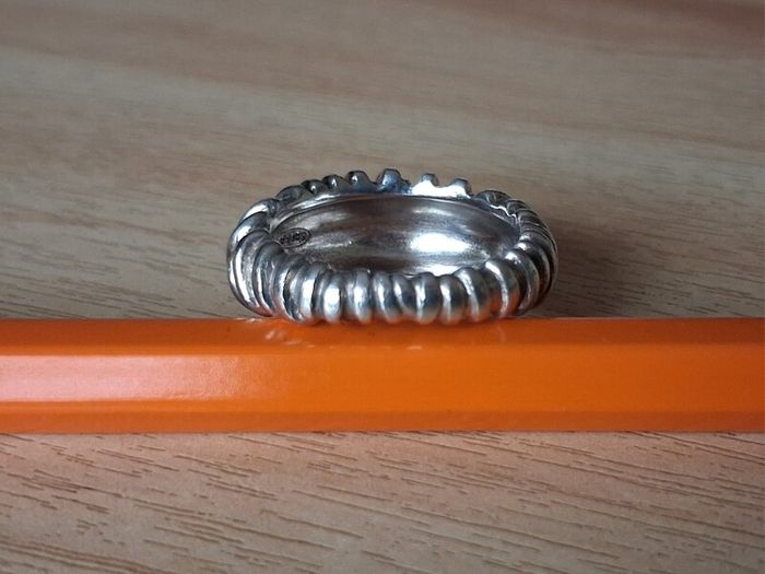 Safira silver ring size N