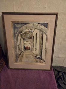 1940's Signed Watercolour - Framed