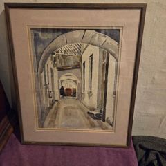 1940's Signed Watercolour - Framed