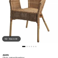 IKEA Agen Rattan Chair