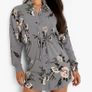 Grey shirt dress Image 2