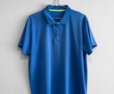 Pre Owned Dunnes Stores Men's Blue Sports Polo Shirt