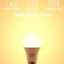 FREE SHIPPING Vanke Bayonet Light Bulb, 9w (60w Equivalent), 2700K Warm White B22 LED Bulbs, 806 Lumen, Non-Dimmable, Pack of 6 Image 5