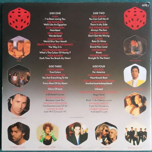 Various - Hits 5,  2 x Vinyl LP (1986) Compilation 80's Chart Hits The Stranglers, A-Ha, Prince George Michael etc EX+