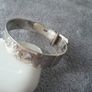 solid silver buckle bangle, full halmarks,Birmingham,35g Image 2