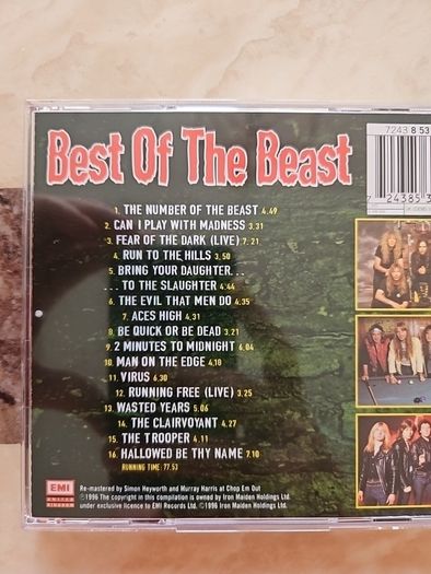 Iron Maiden CD - Best Of The Beast