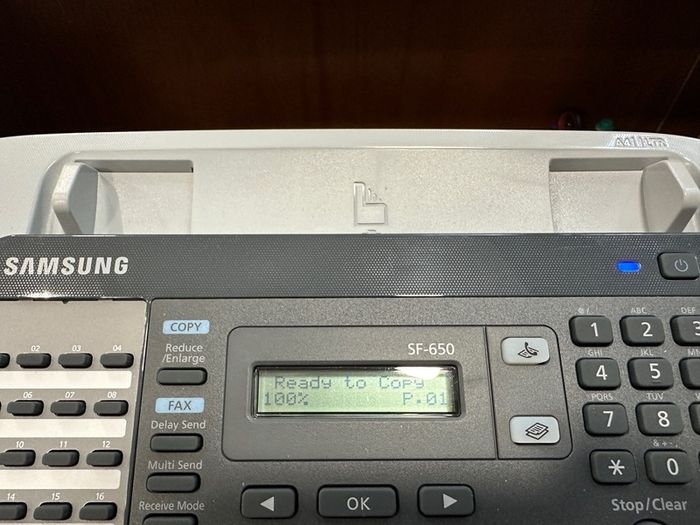 Samsung Sf-650 Monochrome Laser Fax/copier