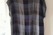 Linen Plaid Tunic