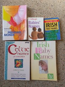 Baby names books