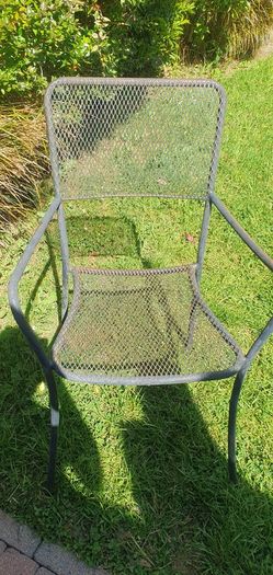 Iron Garden chairs x 4
