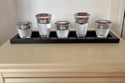 Candles - Tealight Holders (5) on a Tray