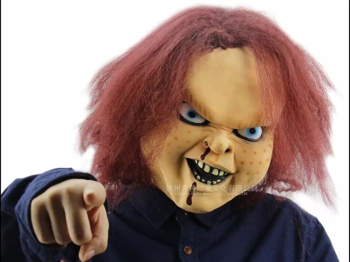 Chucky Mask Latex Over Head Halloween Mask.