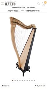 Ravenna 34 Harp in excellent condition with carry bag