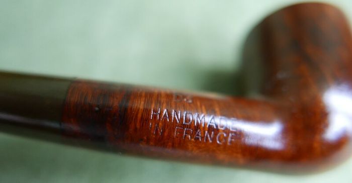 Vintage Hand Made Ratos Old Briar Wood France Smoking Pipe D3
