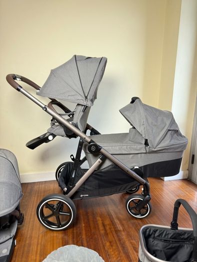Cybex Gazelle S double pram twin buggy travel system