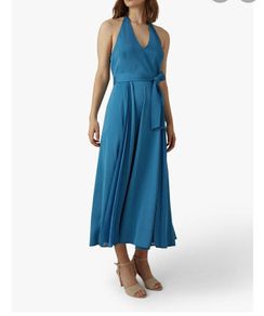 Karen Millen long blue  pretty dress