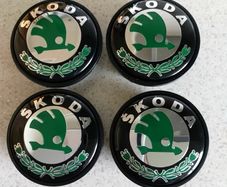 Skoda caps for VW wheels - FREE POST