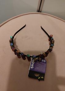 womens fancy dress stone headband