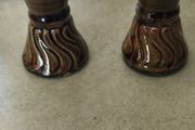 Cornish Art, Fine Art and Studio Pottery Small Vase, Hand Made Set of 2.