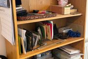 Wooden shelf