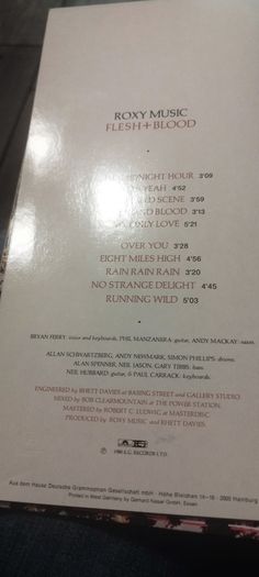 Roxy music  2lps