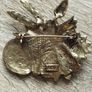Vintage  Brooch Guardian Angel Flowers Harvest KENNETH COLE Image 5