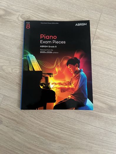ABRSM grade 8 exam pieces piano book