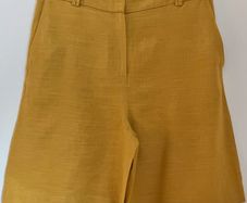 Ladies Ochre Linen Mix Shorts by Marks&Spencer