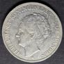 1930 Netherlands  2 1/2 Gulden - Wilhelmina Silver coin Image 3