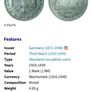 Germany 1 mark 1935 Image 3