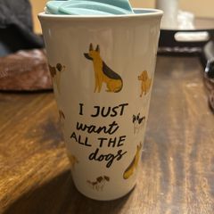 "I want all the dogs" Travel Mug
