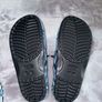 Crocs Classic Rebel Size UK 6 Blue Black Tie Dye Spike Double Strap Slides Slippers Image 4