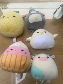 Squish Mallow Plush Soft Toys X 5
