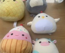 Squish Mallow Plush Soft Toys X 5