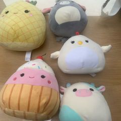 Squish Mallow Plush Soft Toys X 5