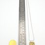 Vintage Citrine Sterling Silver Necklace Image 9