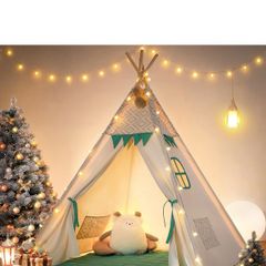 BNIB Cotton Children's Teepee Tent with lights